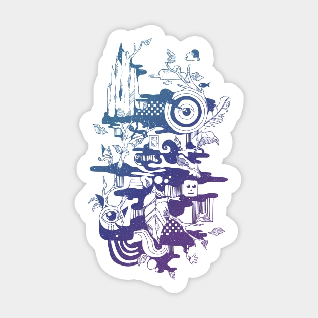 Dreamscape Sticker by normanduenas